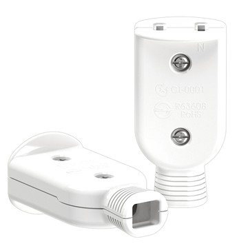 【成電牌】高耐熱防火母插 圓線用(10入吊卡) CT-0001