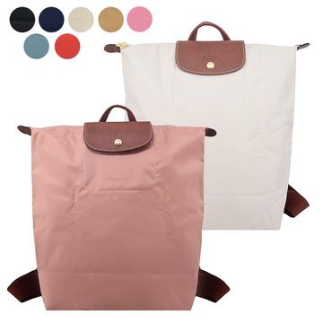 LONGCHAMP LE PLIAGE系列再生尼龍摺疊後背包(中/多色選)