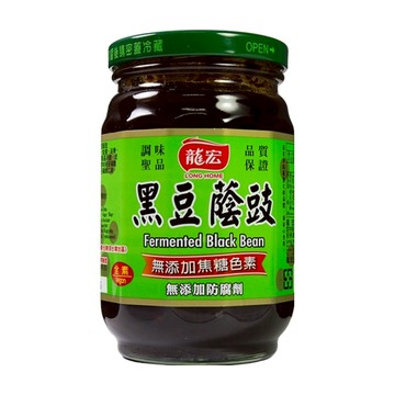 龍宏 黑豆蔭豉 無添加焦糖色素 無添加防腐劑  400g  1罐