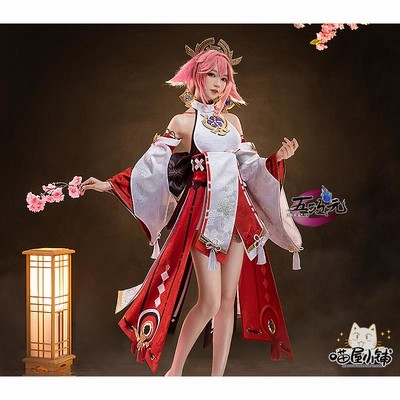 原神 八重神子 やえみこ コスプレ衣装 最大12%OFFクーポン www