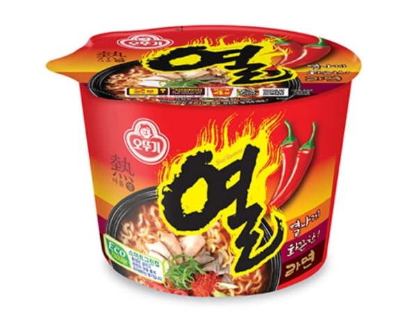 熱ラーメン カップ105ｇ　12個セット　カップラーメン　ヨルラーメン　激辛　旨辛　韓国食品　韓国ラーメン