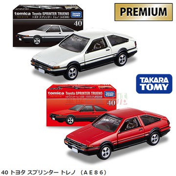 『 單位日貨 』 NO.40 日本正版 多美 TOMICA 黑盒  TOYOTA AE86 普通 紀念