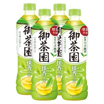 [家速配]御茶園特撰日式綠茶(無糖)590ml