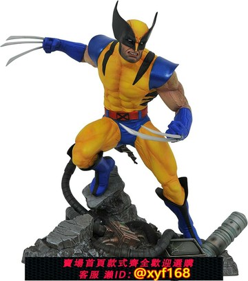 {保固一年 可打統編}Diamond Select Toys現貨 漫威美術館系列 戰斗金剛狼 PVC雕像