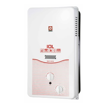 櫻花 10L GH1033 屋外型熱水器(天然)(天然氣)