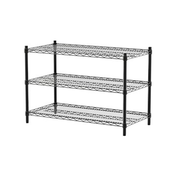 dayneeds 日需百備 荷重型 烤漆架  黑色  90 x 45 x 60cm  3層
