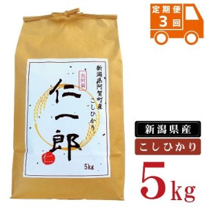  米 5kg 新潟県産 コシヒカリ 令和5年産 奥阿賀 仁一郎 こしひかり 白米 精米 送料無料 お取り寄せ お米