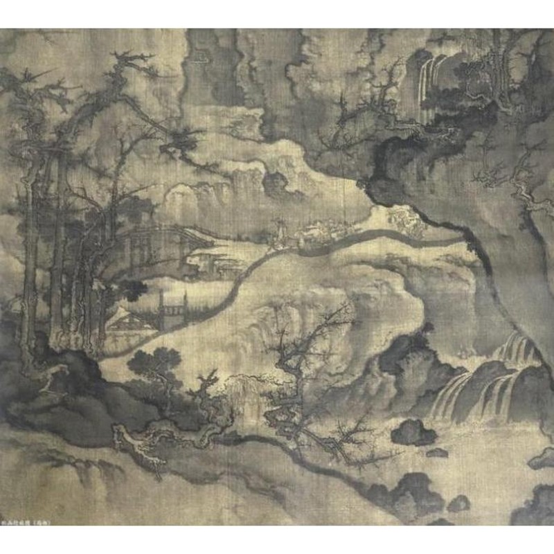 中国　絵画 Gong Xian | Landscapes with poems | China | Qing dynasty