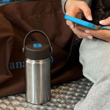 Stan&Co 可選字母不鏽鋼保溫瓶473ml 保冷瓶 小巧隨行杯 環保杯