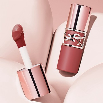 【YSL】【專屬刻字】煙霧持色唇萃#530 野莓紅暈｜獻給她澎潤霧唇｜生日禮物