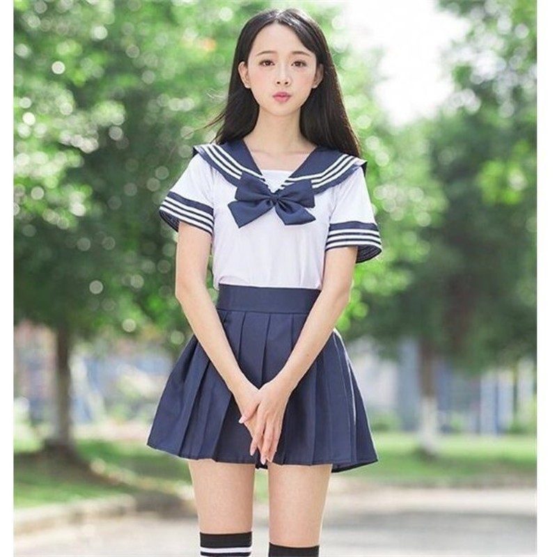 セーラー服 半袖 学生服コスチューム 女子高生 制服 上下セット ブラウス Jk制服 コスプレ衣装cos イギリス 通販 Lineポイント最大0 5 Get Lineショッピング