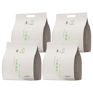 AOYI 奧藝 頂級純木薯貓砂 無香精無膠  無味  2.4kg  4包