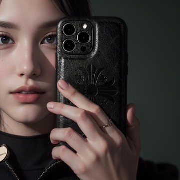 潮牌復古克羅心歐美適用于蘋果iphone15 pro MAX保護套14plus手機殼Magsafe帶磁吸XS全包防摔高級感小眾ins