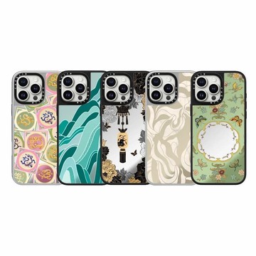 快速出貨 CASETiFY聯名宮中的世界福蝶歡聚蘋果16P適用iPhone15爆款手機殼