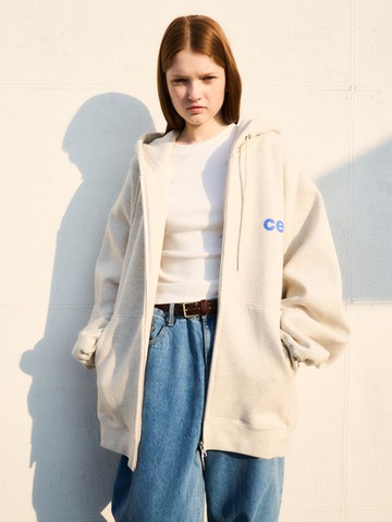 CEC ZIP UP HOODIE (OATMEAL/Napping)