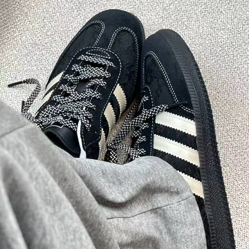 ADIDAS SAMBA OG 蕾絲 黑色 絲綢緞面 德訓鞋 女鞋 KH7842