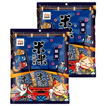 ViVa 萬歲牌 米果綜合果 鹽味 9包  180g  2袋