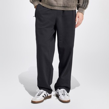 Black cotton jogger pants