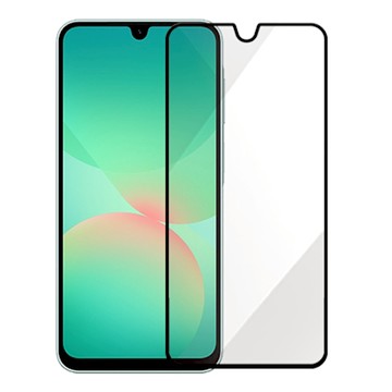 Metal-Slim Samsung Galaxy A26 5G 全膠滿版9H鋼化玻璃貼-晶鑽黑