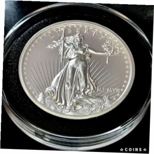 アンティークコイン 2018 Augustus Saint Gaudens 2 oz 39mm 999 Fine