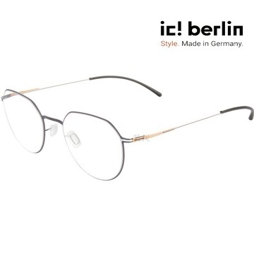 【ic! berlin】Lio Aubergine 德國薄鋼眼鏡 公司貨 台南時代 蔡司優視力專家