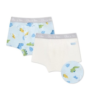 恐龍家族男童平口褲-2入 (銀離子抗菌內襠)