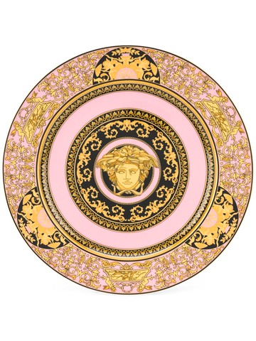 Versace - Medusa print porcelain plate - women - Porcelain - One Size - Pink