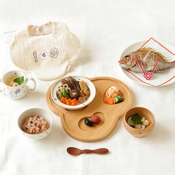 Hoppetta 滿福初食初食圍兜-藍