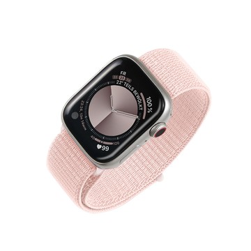 Apple Watch 錶帶 Apple Watch 錶帶 運動錶帶 蘋果手錶適用 輕盈透氣 手錶錶帶 42/44/45/49mm (珍珠粉)