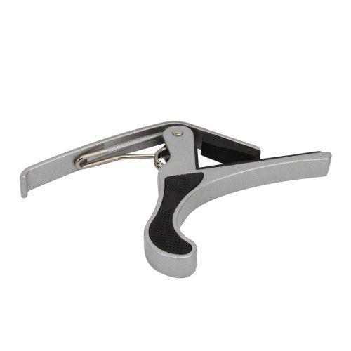 Perfect Folk アコースティックギター Clamp Trigger Quick Change Capo Silver