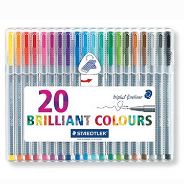 德國施德樓STAEDTLER-三角舒寫細字筆20支套組/MS334SB20【領券滿額再折千12/31止】