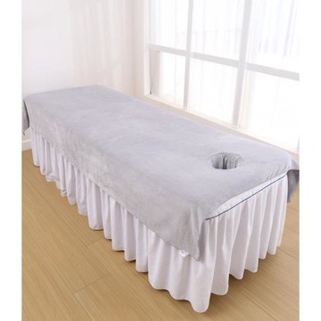 院大浴巾鋪床大毛巾帶洞床按摩推拿床單洞巾彭泉