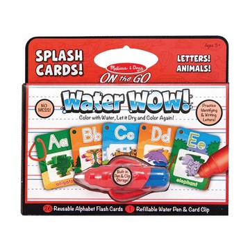 Melissa&Doug 瑪莉莎 旅遊樂 水畫卡 3歲以上  英文字母  1組