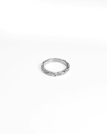 Dear Blossom  3mm 浮雕唐草戒指