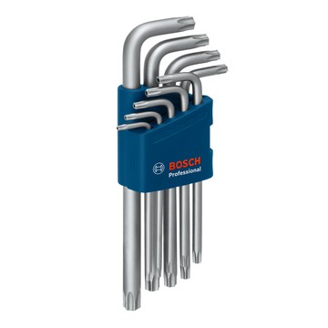 BOSCH PRO專業Torx內六角星形扳手 9件組 (10/15/20/25/27/30/40/45/50)