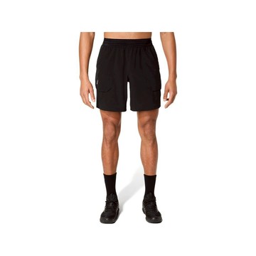 【曼森體育】ASICS 亞瑟士 7吋平織 短褲 男款 ACTIMOTION 海外版 網球短褲 黑