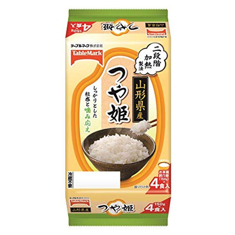 テーブルマーク 山形県産つや姫(分割) 4食 ×8袋