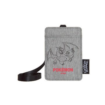 【OUTDOOR】寶可夢Pokemon-噴火龍票卡證件套-灰色 ODGO22E07GY