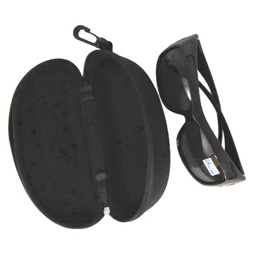 TAILI 太力 台灣製 套鏡式 抗UV偏光太陽眼鏡墨鏡 附時尚眼鏡盒 3348  單一尺寸  黑色