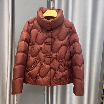 2025冬季新時尚白鴨絨安哥拉紅輕薄保暖羽絨服外套女希莎/630