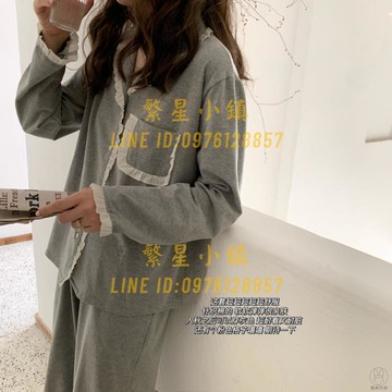 日式睡衣女士純棉時尚家居服套裝女夏季【繁星小鎮】