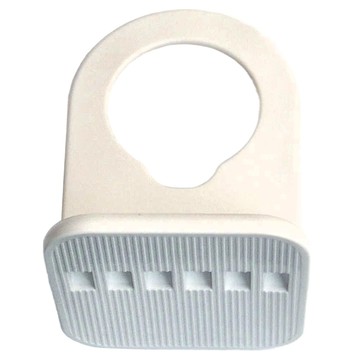 懶角落 洗手液掛瓶架 免釘膠黏貼 按壓承重穩固  白色  4個