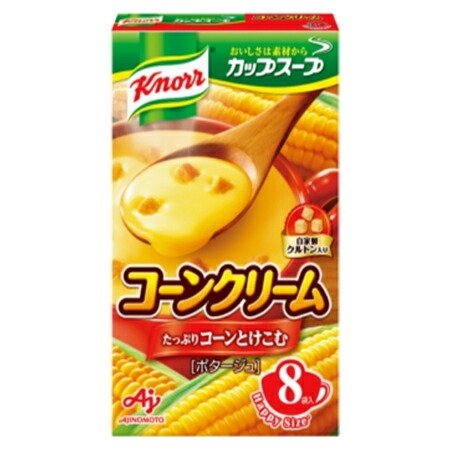 味の素　「クノール　カップスープ」コーンクリーム（８袋入）　145.6g×24袋