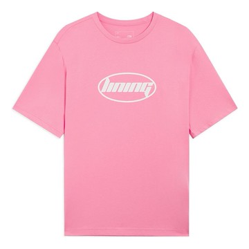 Li-Ning Fashion Logo T-shirt 'Pink White'