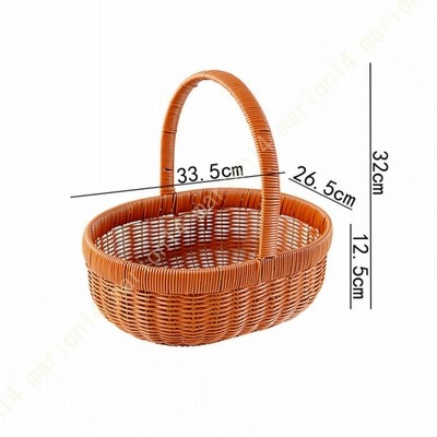 古道具　ピクニック籠　バスケット　レトロかご ≫ヴィンテージ*レトロポップ プラスチック ピクニック