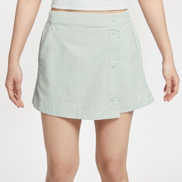 NIKE 短褲 裙子 女 運動褲裙 AS W NSW ESSNTL WVN MR 3 SKO 綠 HM6980-034
