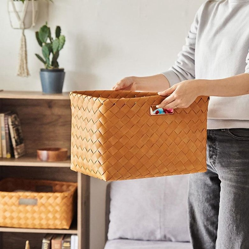 北欧ビンテージ　白樺かご3点セット 北欧ビンテージ 白樺かご3点セット