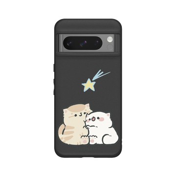 Pixel 8 Pro SolidSuit 黑 - fluffystar 毛絨絨星人 - 許下心願
