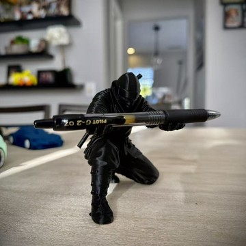 忍者 筆筒 3d打印 桌面 裝飾 擺件 筆架/文具 收納 個性創意桌面擺件
