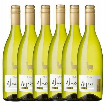 ［6本セット］サンタ ヘレナ アルパカ シャルドネ セミヨン NV 750ml ［チリ 白ワイン ワインセット」